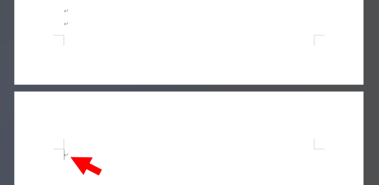 空白ページを削除する