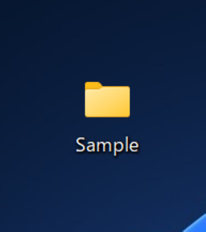 コピーしたデータをPCの任意の場所に貼り付ける