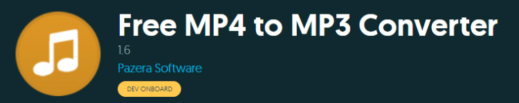 MP4ファイルをMP3に変換