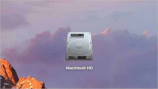 Macintosh HDのアイコン