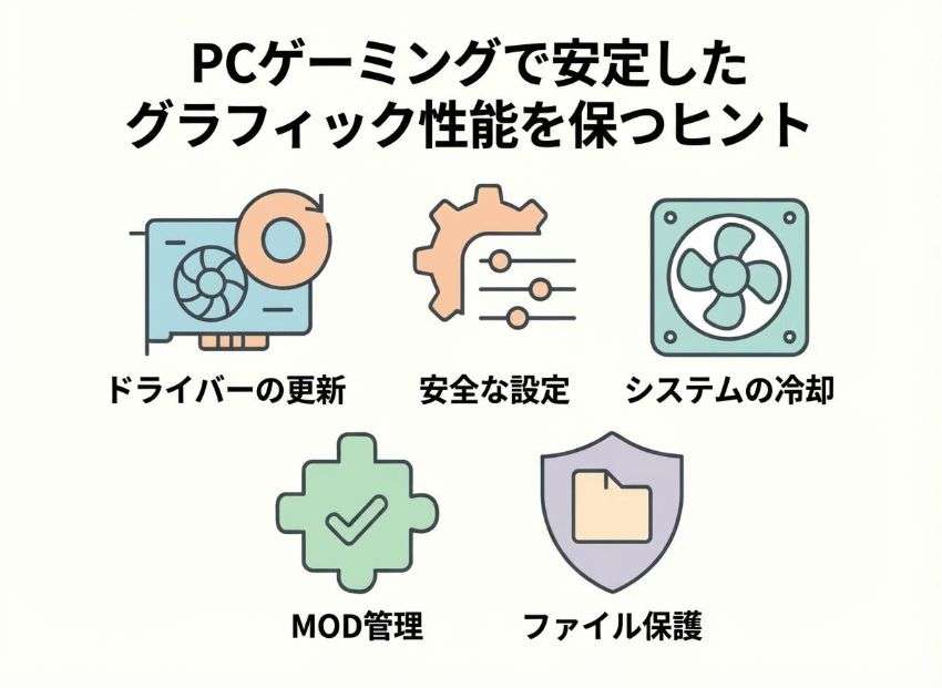 安定したゲーム環境を維持するためのポイント