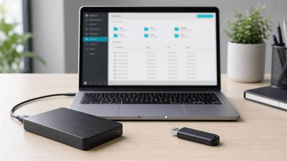 SSD削除前のバックアップや復元先を確認するイメージ