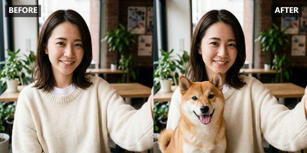 AI顔合成処理イメージ