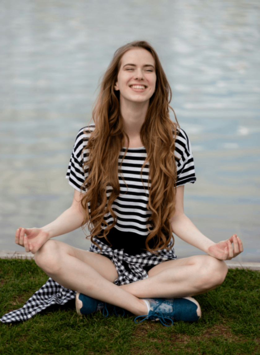 目を閉じた写真修正の完成イメージ（before）