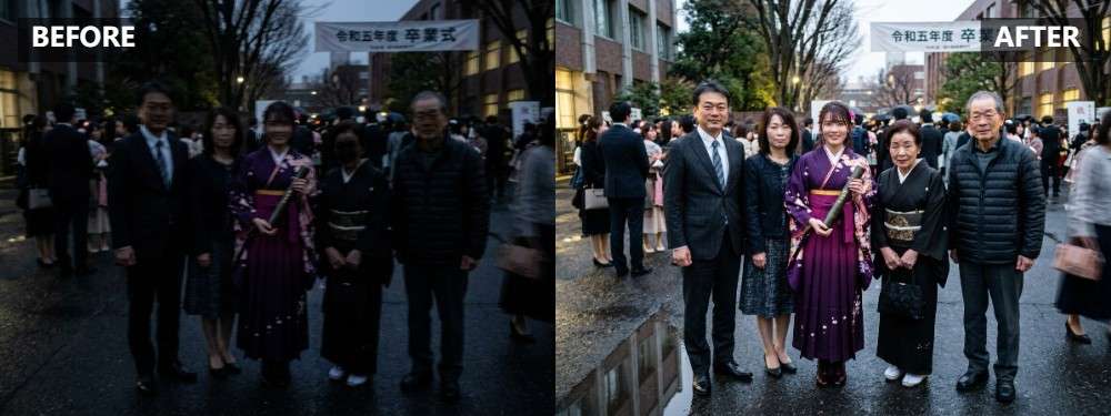 AI高画質化のAI処理イメージ